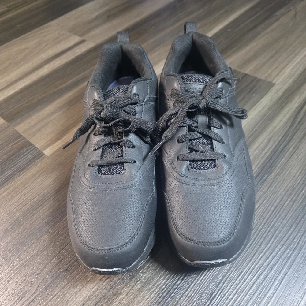 Dockers Men's Comfort Walking Work Shoes Black Lace Up Sneakers Size 9W 9 Wide